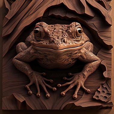 3D модель Beelzebufo ampinga (STL)